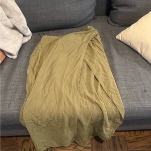 JLUXLABEL Sage Green Maxi Skirt